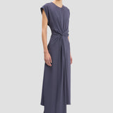 Aria Midi Dress In Eclipse