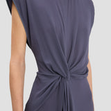 Aria Midi Dress In Eclipse