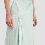 Posy Midi Dress In Aquamarine