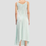 Posy Midi Dress In Aquamarine