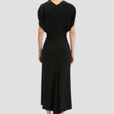 Edith Midi Dress In Black