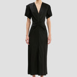 Eve Midi Dress In Black