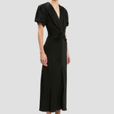 Eve Midi Dress In Black