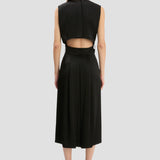 Sybil Midi Dress In Black