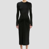 Frances Midi Dress In Black