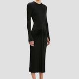 Frances Midi Dress In Black