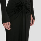 Frances Midi Dress In Black