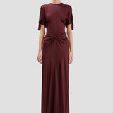 Isabella Gown In Burgundy