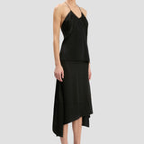 Gathered Cami Top In Black
