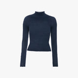 Cropped Knit Top In Eclipse