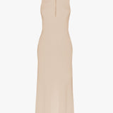 Mira Midi Dress In Sandstone