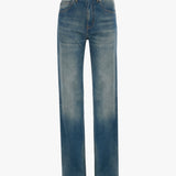 Julia Stretch Jean In Worn Blue Wash