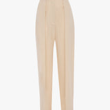 Wide Leg Trouser In Alabaster