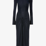 Frances Midi Dress In Navy