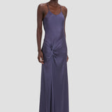 Draped Cami Gown In Eclipse