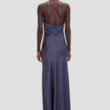 Draped Cami Gown In Eclipse