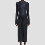 Frances Midi Dress In Navy