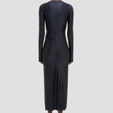 Frances Midi Dress In Navy