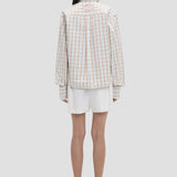 Ellys Shirt In Multi-White Check