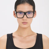 Sculpted Flat Top Frame In Black