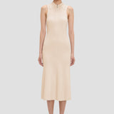 Mira Midi Dress In Sandstone