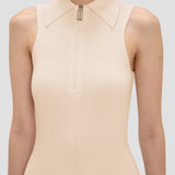 Mira Midi Dress In Sandstone