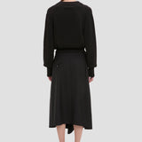 Cable Pocket Cardigan In Black