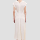 Aria Midi Dress In Ivory