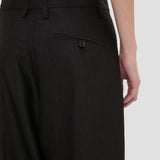 Curved Leg Trouser In Black