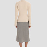 Ribbed Jumper In Elderflower