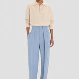 Tailored Trouser In Ocean Mist