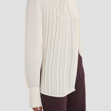Seam Detail Blouse In Elderflower