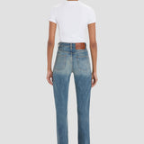 Julia Stretch Jean In Worn Blue Wash