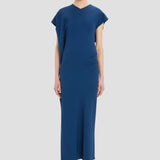 Victoria Midi Dress In Blue