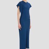 Victoria Midi Dress In Blue