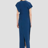 Victoria Midi Dress In Blue