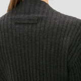 Ribbed Jumper In Ore Melange