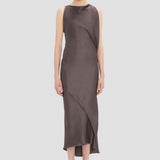Kyra Midi Dress In Brown