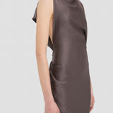 Kyra Midi Dress In Brown