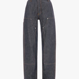 Panelled Jean In Indigo