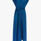Aria Midi Dress In Blue