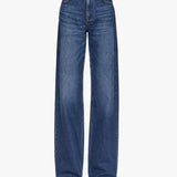 High Waist Jean In Mid Blue Wash