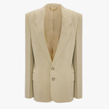 Pressed Jacket In Beige