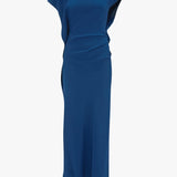Victoria Midi Dress In Blue