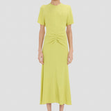 Bela Midi Dress In Yellow