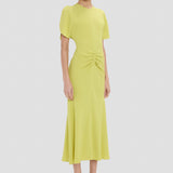 Bela Midi Dress In Yellow