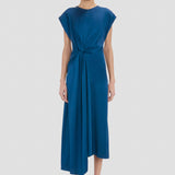 Aria Midi Dress In Blue
