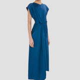 Aria Midi Dress In Blue