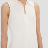 Mira Midi Dress In White