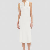 Mira Midi Dress In White